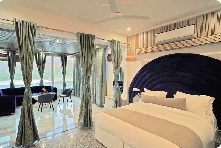 Ganga View Family Room With Balcony